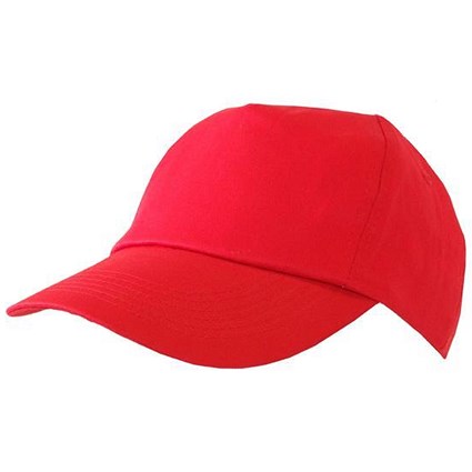 Click Workwear Baseball Cap - Red