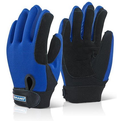 B-Brand Power Tool Glove, Medium, Blue