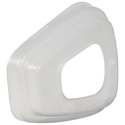 3M 501 Filter Retainer Pair, Use With 3M 5000 Series Filters, Clear