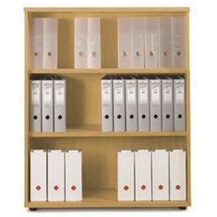 Sonix Medium Bookcase / 1 Shelf / 1200mm High / Oak