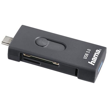 Hama USB Type C & USB 3.0 Card Reader