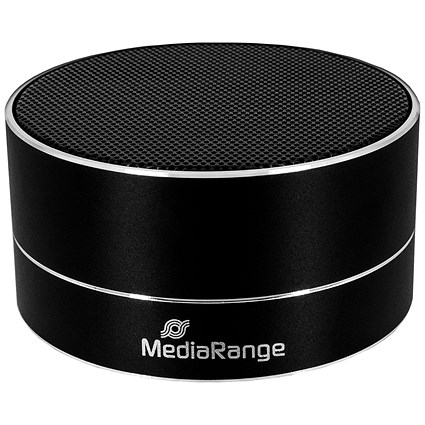 Media Range BlueTooth Portable Speaker, Range Up to 10 metres, Black