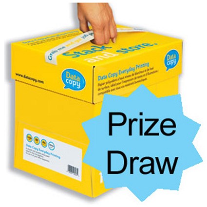 Data Copy Everyday Paper 80gsm A4 White (10 x 500 Sheets) + Includes FREE Prize Draw Entry Form