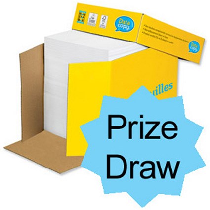 Data Copy Everyday Paper 80gsm A4 White (2 x 2500 Sheets) + Includes FREE Prize Draw Entry Form