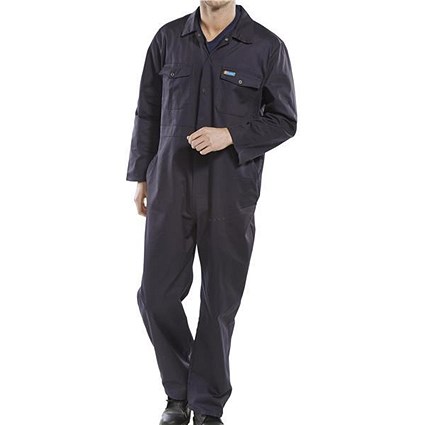 Click Workwear Boilersuit, Size 34, Navy Blue