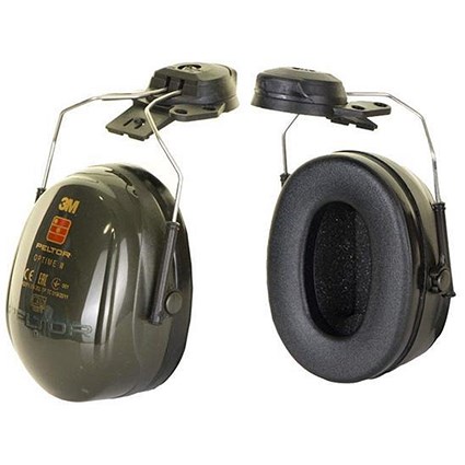 Peltor Optime 2 Helmet Mounted Ear Defenders - Black
