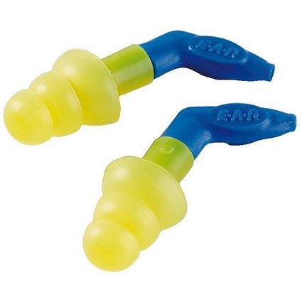 Ear Ultrafit X Ear Plugs, Corded, Yellow, Pack of 50