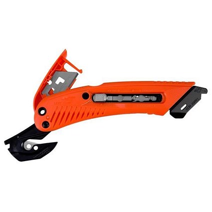 Pacific Handy Cutter S5 Safety Cutter for Left Handed Users - Red