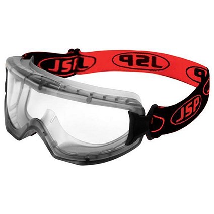 JSP EVO Goggles Standard Single Lens - Black & Red