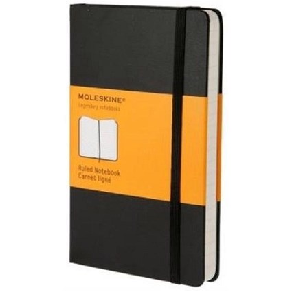 Moleskine Notebook / Hard Cover / Large / Ruled / Black