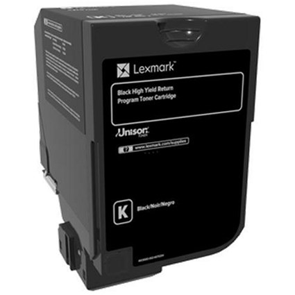 Lexmark CS720/CS725 Black High Yield Laser Toner Cartridge