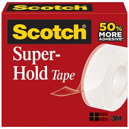 Scotch Super-hold Tape, Single Roll, Clear
