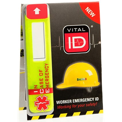 Vital ID Emergency ID Data Window Ice - Clear