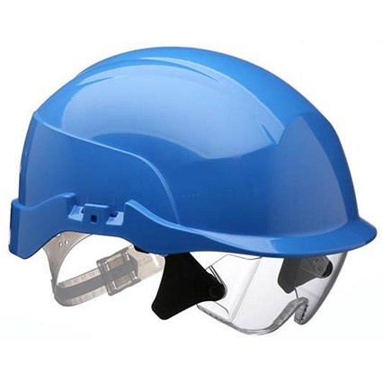 Centurion Spectrum Safety Helmet with Eye Protection - Blue