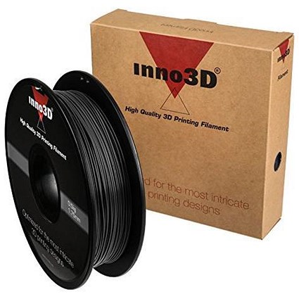 Inno3D ABS Filament for 3D Printer 1.75x200mm 0.5kg Black Ref 3DPFA175BK05