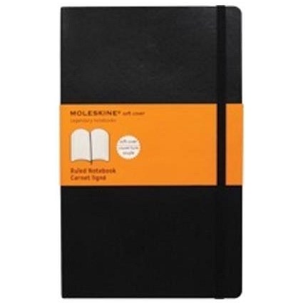 Moleskine Notebook / Soft Cover / Large / Ruled / Black