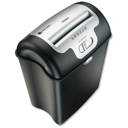 Rexel V60 Shredder with Compactor 5.8mm Strip Cut 23 Litre 10x80gsm A4 W350xD240xH480mm Ref 2101337