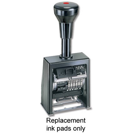 Reiner Replacement Ink Pads Red for B6-6 Auto Numberer