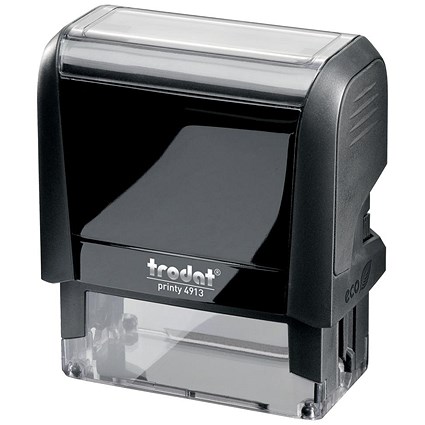 Trodat Printy 4913 Self-Inking Custom Stamp - 56x20mm (Up to 6 Lines of Text)