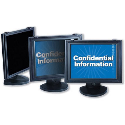 3M Framed Privacy Filter CRT 19-21in LCD 19-20in Black Frame