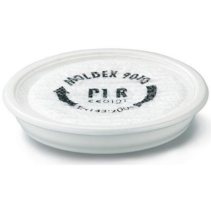 Moldex 9010 P1R D 7000/9000 Particulate Filter, White, Pack of 10