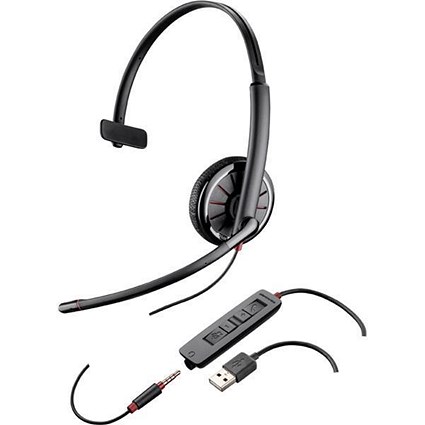 Plantronics C315 Blackwire Headset Features Sound Guard Ref 204440-02