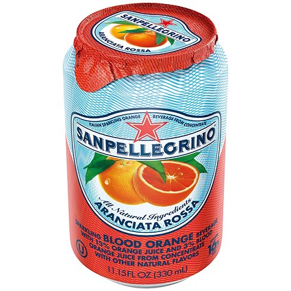 San Pellegrino Blood Orange, 330ml, Pack of 24