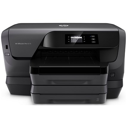 HP OfficeJet Pro 8218 Inkjet Printer, A4, Black, Ref J3P68A