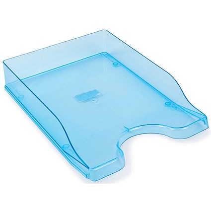 Contemporary Letter Tray, Foolscap, Blue