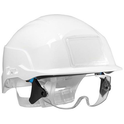 Centurion Spectrum Safety Helmet with Eye Protection - White