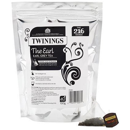 Twinings Tea Luxury Pyramid Teabags - 40 Bags