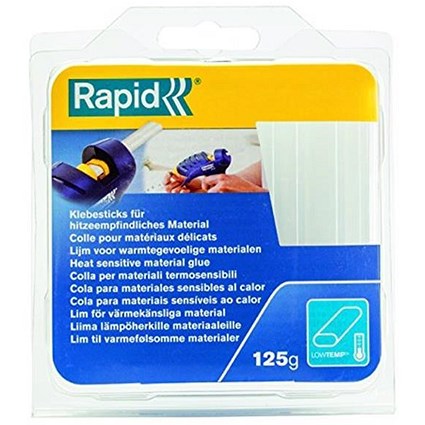 Rapid Low Heat Glue Sticks, 125g, Pack of 14