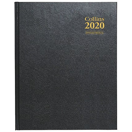 Collins 2020 Appointment Desk Diary, Week to View, Quarto, Assorted