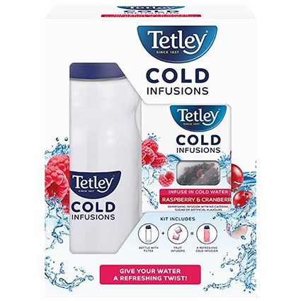 Tetley Cold Infusions Raspberry and Cranberry Starter Kit