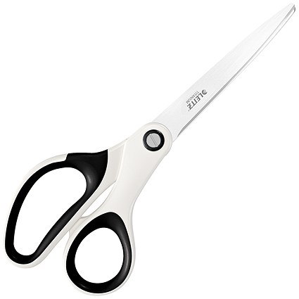 Leitz WOW Scissors, Titanium, 205mm, Pearl White