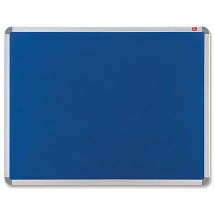 Nobo Euro Plus Noticeboard / Aluminium Frame / W1831xH1220mm / Blue