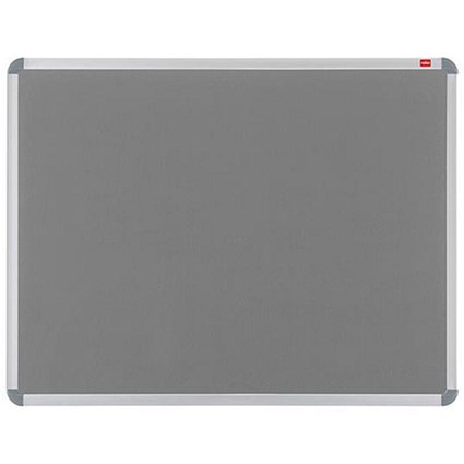 Nobo Euro Plus Noticeboard / Aluminium Frame / W1831xH1220mm / Grey