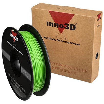 Inno3D ABS Filament for 3D Printer 1.75x200mm 0.5kg Green Ref 3DPFA175GN05