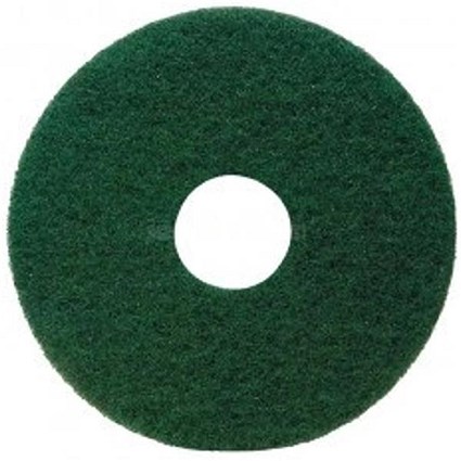 Maxima 17in Floor Polish Pads / Green / Pack of 5