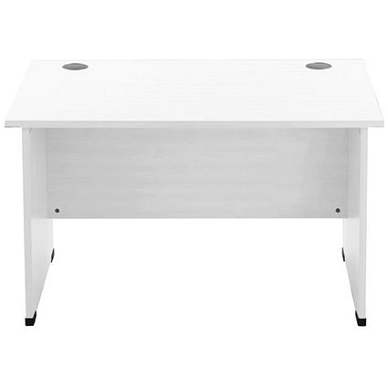 Sonix 1000mm Rectangular Desk / Panel Legs / White