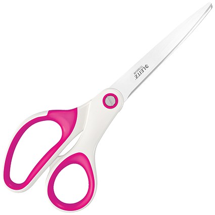 Leitz WOW Scissors, Titanium, 205mm, Pink