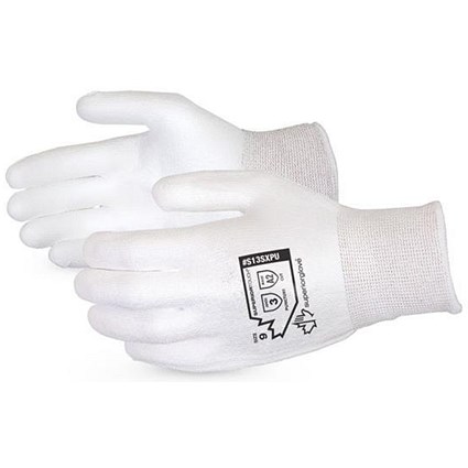 Superior Glove Superior Touch Gloves, Cut-Resistant, Large, White