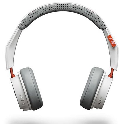 Plantronics BackBeat 500 Bluetooth Earphones White/Orange Ref 207840-01