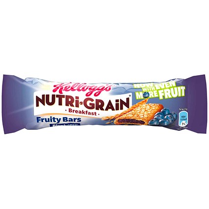 Nutri-Grain Blueberry Breakfast Bar, 37g, Pack of 25