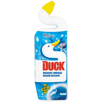 Toilet Duck Cleaner and Freshener, Marine Fragrance, 750ml