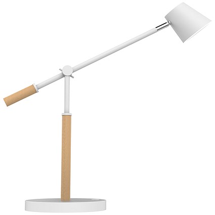 Unilux Vicky LED Desk Lamp 9W White/Beech