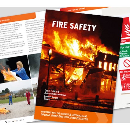 Click Medical Fire Safety Book, Comprehensive Manual, Fully Illustrated