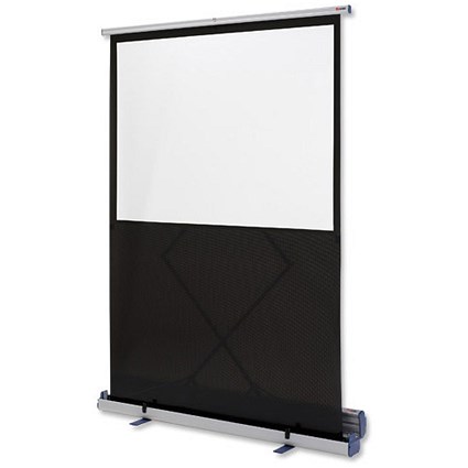 Nobo Projection Screen / Floor-standing / Portable / 2000mm Diagonal / Matt White
