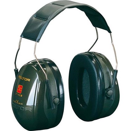 Peltor Optime 2 Headband Ear Defenders - Black