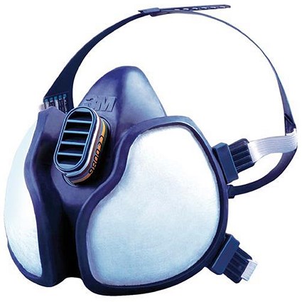 3M 4277 Gas/Vapour and Particulate Respirator, Maintenance Free, Blue
